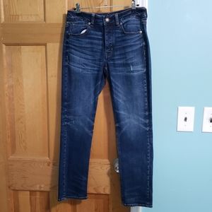 AE stretch tomgirl crop jeans